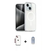 MARSİLYAN™- iPhone 14 Kılıf Nova Asil Prime - Siyah Joko Magic 5D Cam + Shine Kamera Lens - KI