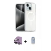 MARSİLYAN™- iPhone 14 Kılıf Nova Asil Prime - Siyah Joko Magic 5D Cam + Raze Metal Kamera Lens - GS