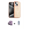 MARSİLYAN™- iPhone 14 Kılıf Nova Asil Prime - Siyah Joko Magic 5D Cam + Raze Metal Kamera Lens - GS