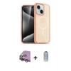 MARSİLYAN™- iPhone 14 Kılıf Nova Asil Prime - Siyah Joko Magic 5D Cam + Raze Metal Kamera Lens - MR