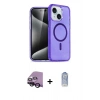 MARSİLYAN™- iPhone 14 Kılıf Nova Asil Prime - Siyah Joko Magic 5D Cam + Raze Metal Kamera Lens - SH
