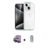 MARSİLYAN™- iPhone 14 Kılıf Nova Asil Prime - Siyah Joko Magic 5D Cam + Raze Metal Kamera Lens - SH