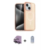 MARSİLYAN™- iPhone 14 Kılıf Nova Asil Prime - Siyah Joko Magic 5D Cam + Raze Metal Kamera Lens - SH