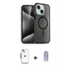 MARSİLYAN™- iPhone 14 Kılıf Nova Asil Prime - Siyah Joko Magic 5D Cam + Shine Kamera Lens - GS