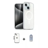 MARSİLYAN™- iPhone 14 Kılıf Nova Asil Prime - Siyah Joko Magic 5D Cam + Shine Kamera Lens - GS