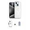 MARSİLYAN™- iPhone 14 Kılıf Nova Asil Prime - Siyah Joko Magic 5D Cam + Shine Kamera Lens - SH