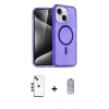 MARSİLYAN™- iPhone 14 Kılıf Nova Asil Prime - Siyah Joko Magic 5D Cam + Shine Kamera Lens - YL