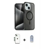 MARSİLYAN™- iPhone 14 Kılıf Nova Asil Prime - Siyah Joko Magic 5D Cam + Shine Kamera Lens - YL