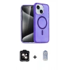 MARSİLYAN™- iPhone 14 Kılıf Nova Asil Prime - Siyah Joko Magic 5D Cam + PVD Metal Kamera Lens - TU