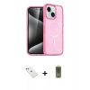 MARSİLYAN™- iPhone 14 Kılıf Nova Asil Prime - Siyah Joko Magic 5D Hayalet Cam + Diamond Kamera Lens - YL