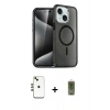 MARSİLYAN™- iPhone 14 Kılıf Nova Asil Prime - Siyah Joko Magic 5D Hayalet Cam + Shine Kamera Lens - GD
