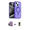 MARSİLYAN™- iPhone 14 Kılıf Nova Asil Prime - Siyah Joko Magic 5D Hayalet Cam + Raze Metal Kamera Lens - GS