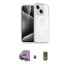 MARSİLYAN™- iPhone 14 Kılıf Nova Asil Prime - Siyah Joko Magic 5D Hayalet Cam + Raze Metal Kamera Lens - GS