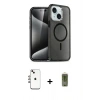 MARSİLYAN™- iPhone 14 Kılıf Nova Asil Prime - Siyah Joko Magic 5D Hayalet Cam + Shine Kamera Lens - GI