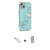 MARSİLYAN™- iPhone 14 Kılıf Nova Işık Prime - Siyah Joko Magic 5D Cam + Diamond Kamera Lens - KI