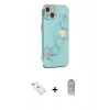 MARSİLYAN™- iPhone 14 Kılıf Nova Işık Prime - Siyah Joko Magic 5D Cam + Diamond Kamera Lens - SABE