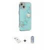MARSİLYAN™- iPhone 14 Kılıf Nova Işık Prime - Siyah Joko Magic 5D Cam + Diamond Kamera Lens - YL