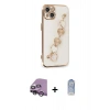 MARSİLYAN™- iPhone 14 Kılıf Nova Işık Prime - Siyah Joko Magic 5D Cam + Raze Metal Kamera Lens - GS