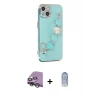 MARSİLYAN™- iPhone 14 Kılıf Nova Işık Prime - Siyah Joko Magic 5D Cam + Raze Metal Kamera Lens - GS