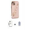MARSİLYAN™- iPhone 14 Kılıf Nova Işık Prime - Siyah Joko Magic 5D Cam + Shine Kamera Lens - YL