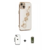 MARSİLYAN™- iPhone 14 Kılıf Nova Işık Prime - Siyah Joko Magic 5D Hayalet Cam + Shine Kamera Lens - GI