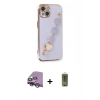 MARSİLYAN™- iPhone 14 Kılıf Nova Işık Prime - Siyah Joko Magic 5D Hayalet Cam + Raze Metal Kamera Lens - GS