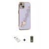 MARSİLYAN™- iPhone 14 Kılıf Nova Işık Prime - Siyah Joko Magic 5D Hayalet Cam + Diamond Kamera Lens - KI