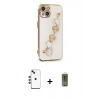 MARSİLYAN™- iPhone 14 Kılıf Nova Işık Prime - Siyah Joko Magic 5D Hayalet Cam + Shine Kamera Lens - KI