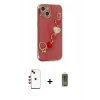 MARSİLYAN™- iPhone 14 Kılıf Nova Işık Prime - Siyah Joko Magic 5D Hayalet Cam + Shine Kamera Lens - KI