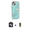 MARSİLYAN™- iPhone 14 Kılıf Nova Işık Prime - Siyah Joko Magic 5D Hayalet Cam + PVD Metal Kamera Lens - SH