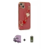 MARSİLYAN™- iPhone 14 Kılıf Nova Işık Prime - Siyah Joko Magic 5D Hayalet Cam + Raze Metal Kamera Lens - MR