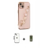 MARSİLYAN™- iPhone 14 Kılıf Nova Işık Prime - Siyah Joko Magic 5D Hayalet Cam + Shine Kamera Lens - GS
