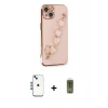 MARSİLYAN™- iPhone 14 Kılıf Nova Işık Prime - Siyah Joko Magic 5D Hayalet Cam + Shine Kamera Lens - MI