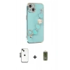 MARSİLYAN™- iPhone 14 Kılıf Nova Işık Prime - Siyah Joko Magic 5D Hayalet Cam + Shine Kamera Lens - SH