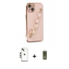 MARSİLYAN™- iPhone 14 Kılıf Nova Işık Prime - Siyah Joko Magic 5D Hayalet Cam + Shine Kamera Lens - YL