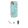 MARSİLYAN™- iPhone 14 Kılıf Nova Işık Prime - Siyah Joko Magic 5D Hayalet Cam + Diamond Kamera Lens - SABE