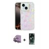 MARSİLYAN™- iPhone 14 Kılıf Odak Prime - Şeffaf 360 Full Body Arka Koruyucu + Raze Metal Kamera Lens - GS
