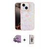 MARSİLYAN™- iPhone 14 Kılıf Odak Prime - Siyah Bilvis 3D Cam Ekran Koruyucu + Raze Metal Kamera Lens - GS