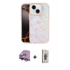 MARSİLYAN™- iPhone 14 Kılıf Odak Prime - Siyah Bilvis 3D Cam Ekran Koruyucu + Raze Metal Kamera Lens - MR