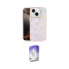 MARSİLYAN™- iPhone 14 Kılıf Odak Prime - Siyah Bilvis 5in1 3D Magic Cam Ekran Koruyucu