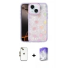 MARSİLYAN™- iPhone 14 Kılıf Odak Prime - Siyah Bilvis 5in1 3D Magic Cam Ekran Koruyucu + Shine Kamera Lens - GD
