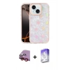 MARSİLYAN™- iPhone 14 Kılıf Odak Prime - Siyah Bilvis 5in1 3D Magic Cam Ekran Koruyucu + Raze Metal Kamera Lens - KI