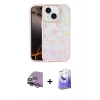 MARSİLYAN™- iPhone 14 Kılıf Odak Prime - Siyah Bilvis 5in1 5D Magic Hayalet Cam Ekran Koruyucu + Raze Metal Kamera Lens - GS