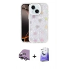MARSİLYAN™- iPhone 14 Kılıf Odak Prime - Siyah Bilvis 5in1 5D Magic Hayalet Cam Ekran Koruyucu + Raze Metal Kamera Lens - GS