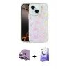 MARSİLYAN™- iPhone 14 Kılıf Odak Prime - Siyah Bilvis 5in1 5D Magic Hayalet Cam Ekran Koruyucu + Raze Metal Kamera Lens - GS