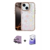 MARSİLYAN™- iPhone 14 Kılıf Odak Prime - Siyah Bilvis 5in1 5D Magic Hayalet Cam Ekran Koruyucu + Raze Metal Kamera Lens - GS