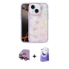 MARSİLYAN™- iPhone 14 Kılıf Odak Prime - Siyah Bilvis 5in1 5D Magic Hayalet Cam Ekran Koruyucu + Raze Metal Kamera Lens - KI