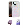 MARSİLYAN™- iPhone 14 Kılıf Odak Prime - Siyah Bilvis 5in1 5D Magic Hayalet Cam Ekran Koruyucu + Raze Metal Kamera Lens - KI