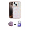 MARSİLYAN™- iPhone 14 Kılıf Odak Prime - Siyah Bilvis 5in1 5D Magic Hayalet Cam Ekran Koruyucu + Raze Metal Kamera Lens - KI