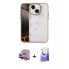 MARSİLYAN™- iPhone 14 Kılıf Odak Prime - Siyah Bilvis 5in1 5D Magic Hayalet Cam Ekran Koruyucu + Raze Metal Kamera Lens - MR